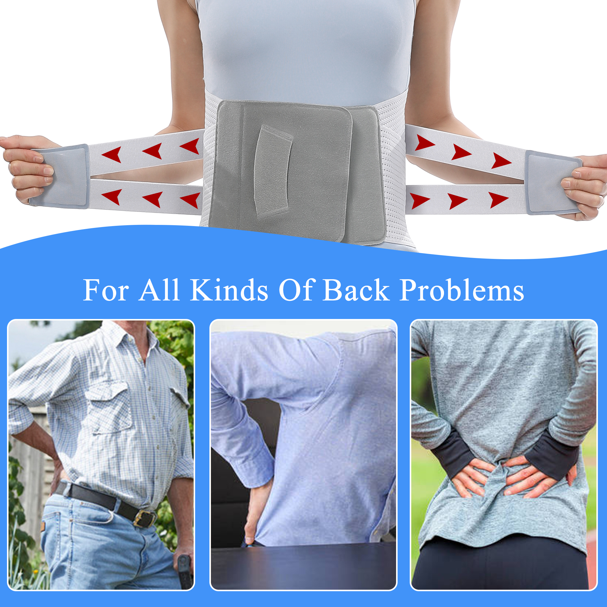 BREATHABLE LUMBAR PROTECT BELT – REINFORCED BACK SUPPORT FOR PAIN RELIEF