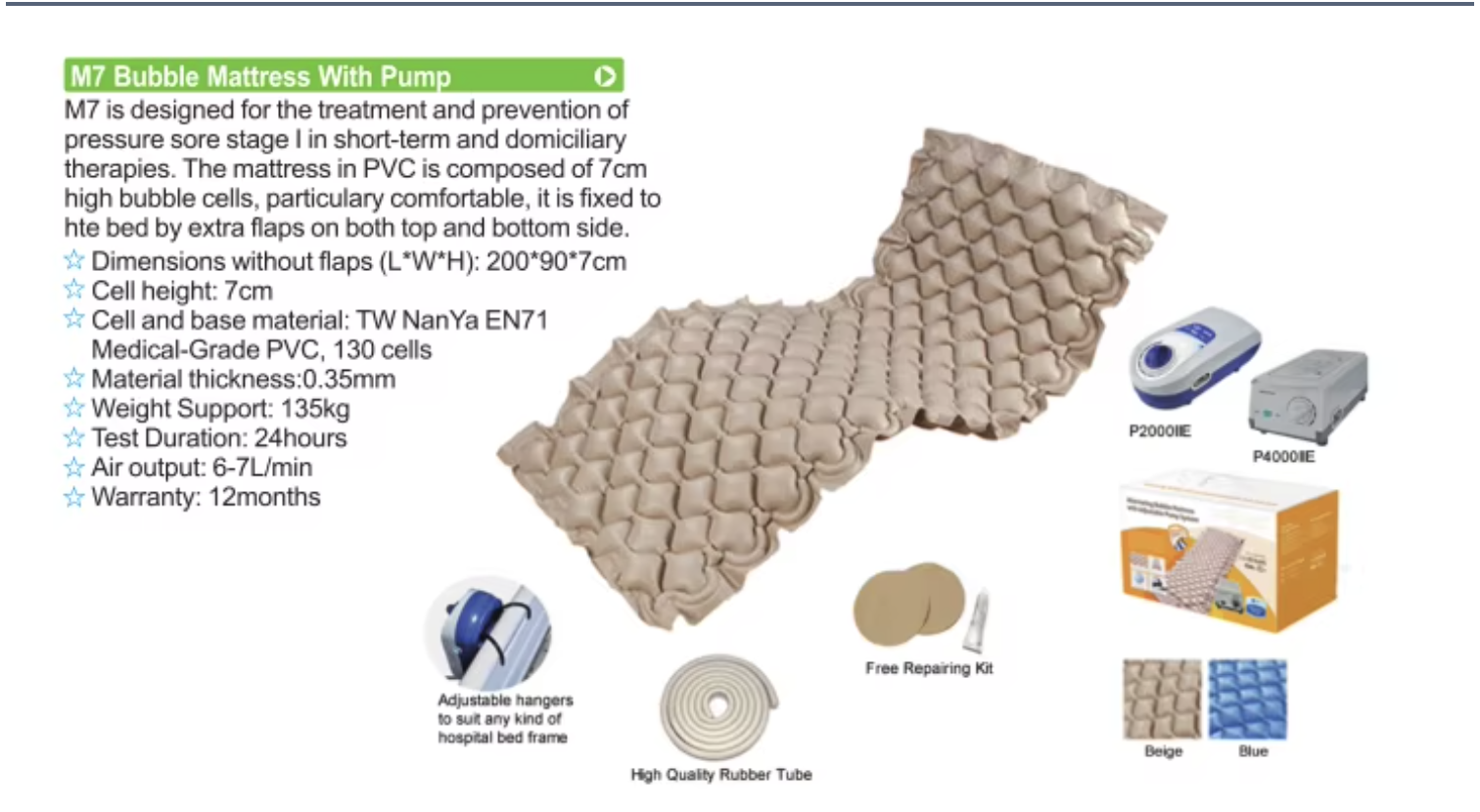 INFLATABLE BUBBLE AIR MATTRESS